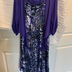 Dress with Matching Shrug